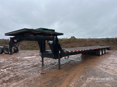 2025 ABU Gooseneck 48 ft Tri/A Gooseneck Remorque pour équipement