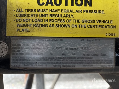 2024 Arnes 34 ft Tri/A Remolque banera