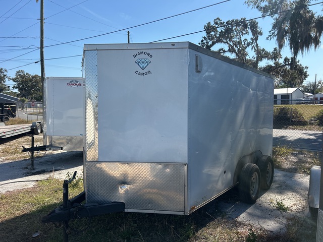2023 Diamond Cargo 12 ft T/A Enclosed Trailer