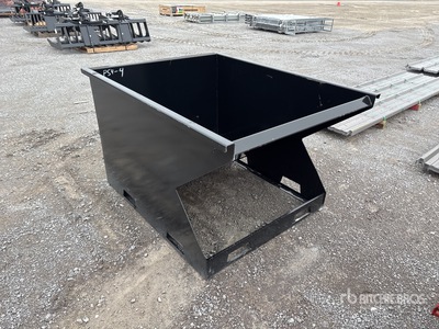 2025 Kit Containers 1.5YFT-SST 1.5 cyd Skid Steer Dump Hopper (Unused)