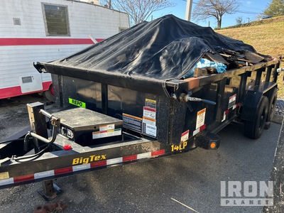 2022 Big Tex 16 ft T/A Tipping Trailer