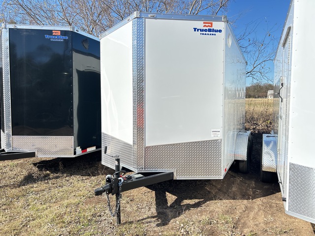 2025 True Blue CT7X12-TA27H 12 ft T/A Enclosed Trailer