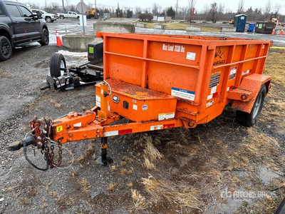 2018 Snake River DMP58 8 ft S/A Dump Utility Trailer