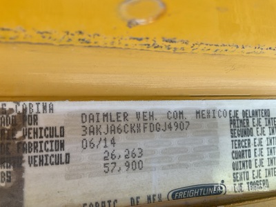 2015 Freightliner Columbia CL120 6x4 Tractocamion con Dormitorio / Tracteur Routier Couchette