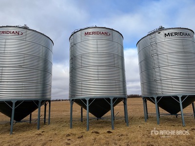 Meridian 1805 +/- 4900 bu 5 Ring Hopper Grain Bin