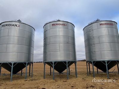 Meridian 1805 +/- 4900 bu 5 Ring Hopper Grain Bin