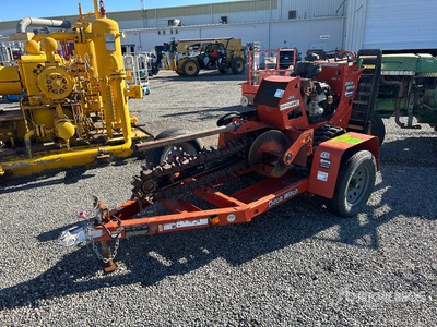 2019 Ditch Witch C24X Walk Behind Trencher w/2019 Ditch Witch Trailer