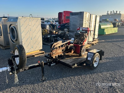 2019 Barreto E924HM-4MS Walk Behind Trencher w/2019 Barreto Trailer
