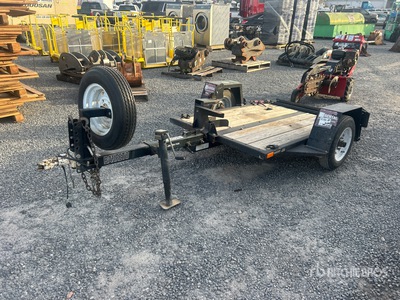 2019 Barreto E4X6TBT 6 ft S/A Sleuvengraver Aanhangwagen