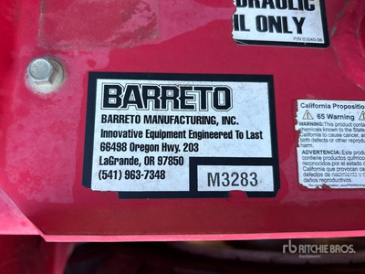 2019 Barreto E924HM-4MS Walk Behind Zanjadora w/2020 Barreto Trailer