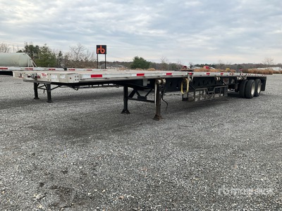 2017 Manac 10248C001L 47 ft T/A Flatbed Trailer