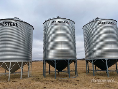 Meridian 1805 +/- 4900 bu 5 Ring Hopper Grain Bin