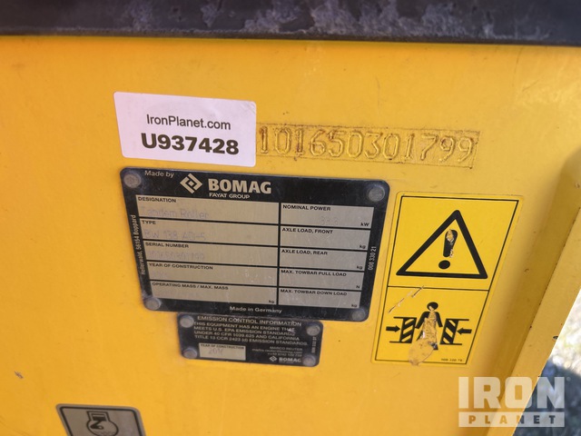 COMPACTADOR 2015 BOMAG BW138AD5