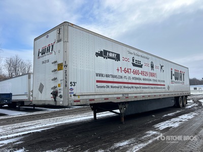 2023 Utility 53 ft x 102 in T/A Van Trailer