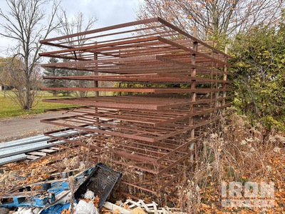 Quantity of (13) Panels of Steel Racking Varios, tienda, almacen, consumidor