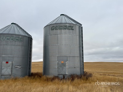 Goebel 1405 +/- 3000 bu 5 Ring Grain Bin