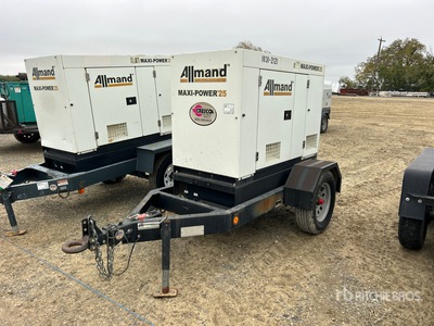 2017 Allmand MP25 25 kVA Mobile 発電機セット (250-749 kw/310-950 kva)