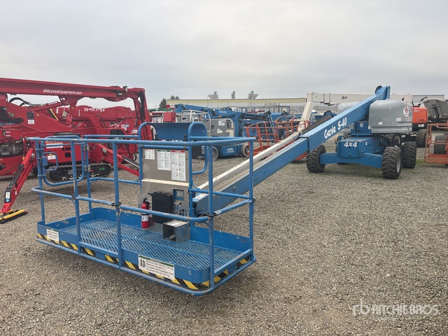 2016 Genie S-40 4WD Diesel Telescopic Boom Lift | Ritchie Bros. Auctioneers