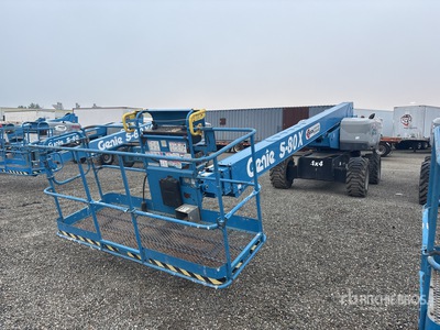 2017 Genie S-80X 4WD Diesel Telescopic Boom Lift