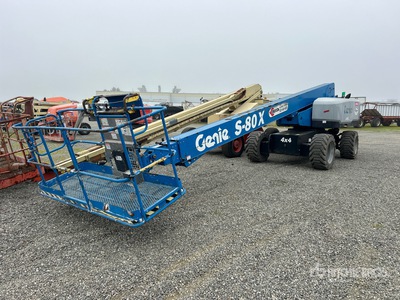 2017 Genie S-80X 4WD Diesel Teleskoparbeitsbühne