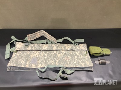 (8) Rear Sights, (7) M-12 Pistol Holsters & Assorted Items