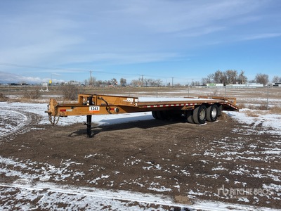 2018 Hudson HTD18C 12 ton 25 ft T/A Equipment Trailer