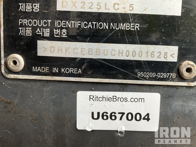 EXCAVADORA 2019 DOOSAN DX225LC5