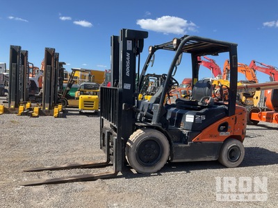 2018 Doosan G25P-7 4600 lb Pneumatic Tire Forklift