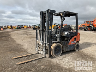 2018 Doosan G25P-7 4600 lb Cushion Tire Forklift
