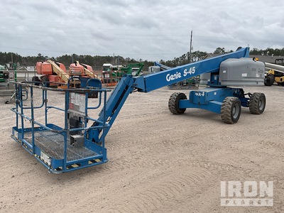 2016 Genie S-45 4WD Diesel Telescopic Boom Lift