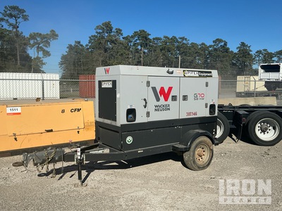2022 Wacker Neuson G70 58 kW Mobile Generator