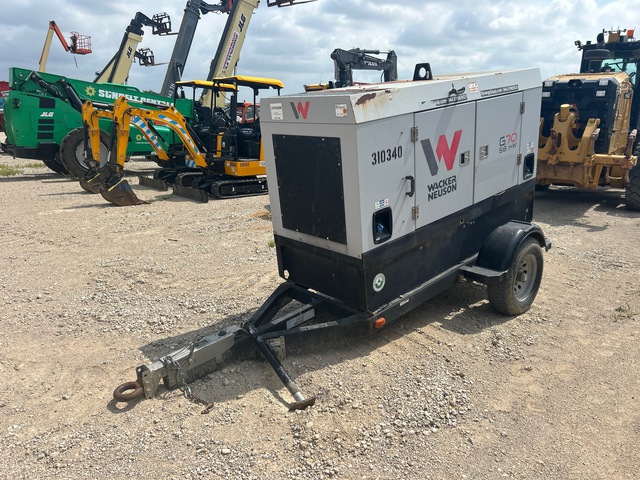 2022 Wacker Neuson G70 72 kVA Mobile Generator Set
