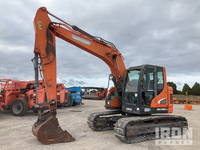 2017 Doosan DX140LCR-5 Tracked Excavator