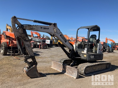 2016 Bobcat E50 Mini pelle hydraulique