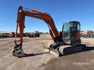 2020 Doosan DX85R-3 Mini Excavator