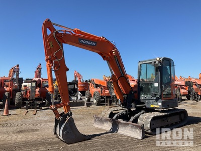 2018 Doosan DX85R-3 Mini pelle hydraulique