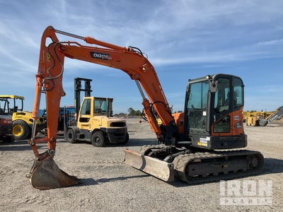 2018 Doosan DX85R-3 Mini Excavator