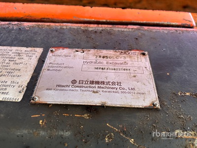 2008 Hitachi ZX450LC-3 Track Material Handler