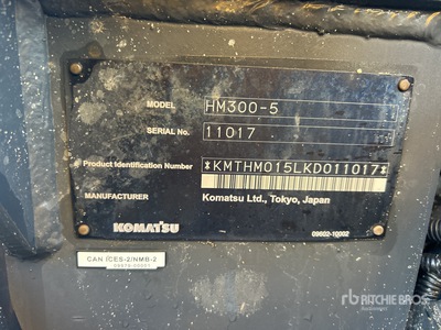 2020 Komatsu HM300-5 Articulated Dump Truck