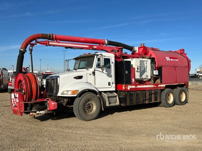 Vac-Con on 2006 Peterbilt 335 6x4 Sewer Cleaner Truck