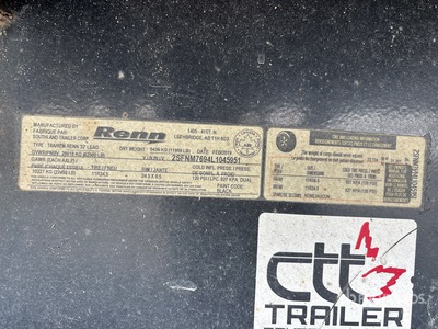 2020 Renn 32 ft Tri/A Super B-Train Lead Flatbed Trailer