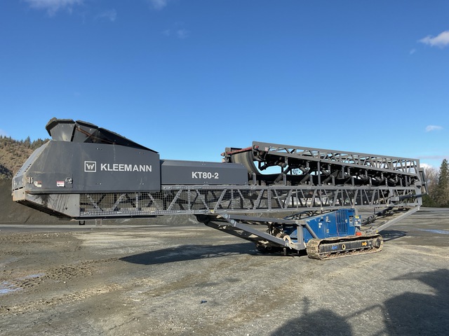 Kleemann KT80-2 36 in x 80 ft Tracked Stacking Conveyor