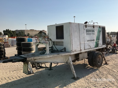 2009 Schwing BP4000 HDR Portable Concrete Pump
