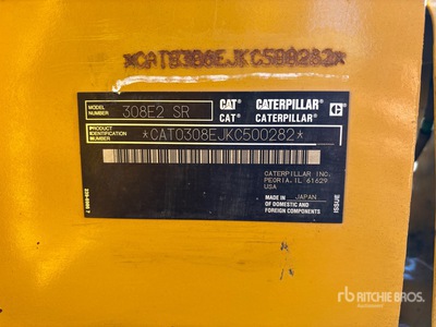 2018 Cat 308E2 SR Koparka gąsienicowa