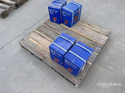 Quantity of (4) 2024 Powertek 20T lifter 20 Ton Air Bottle Jack (Unused)