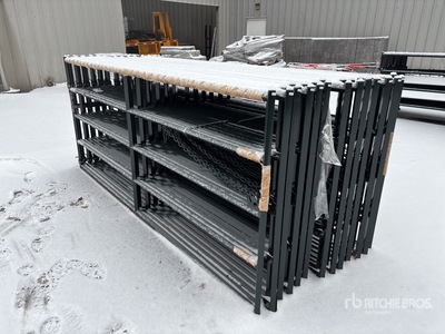 Quantity of (25) 2025 BYT DMG10 10 ft Diamond Puerta de ganado (Unused)