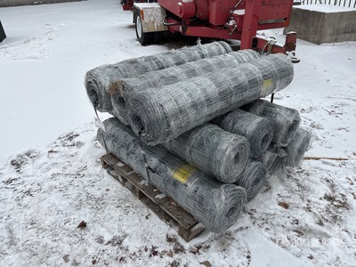 Quantity of (10) 2025 BYT FFC762 330 ft x 4 ft Galvanized Farm Zaun (Unused)