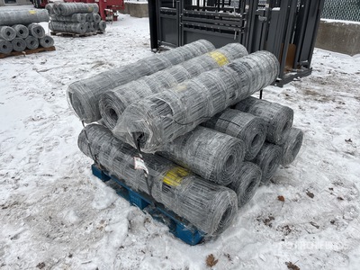 Quantity of (10) 2025 BYT FFC762 330 ft x 4 ft Galvanized Farm Zaun (Unused)