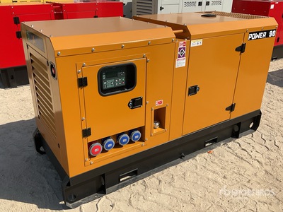 2025 90 kVA Skid-Mounted Generator Set (Unused)