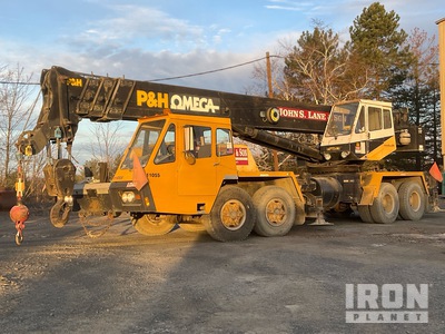P & H Omega T-500 50 ton 8x4 Hydraulic Truck Crane